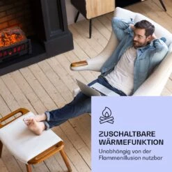 [Wiederverpackt] Kamini FXL 2G Elektrischer Kamin -KLarstein Verkaufsgeschäft 10038365 de 0006 logo