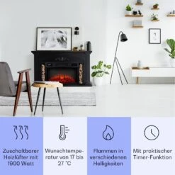 [Gebraucht] Saint Helens Elektrokamin -KLarstein Verkaufsgeschäft 10038616 de 0003 usp