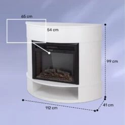 [Gebraucht] Loloru Elektrokamin -KLarstein Verkaufsgeschäft 10038631 yy 0008 dimensions 1