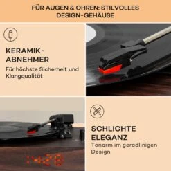 [Wiederverpackt] Auna TT-Classic Chrono Plattenspieler -KLarstein Verkaufsgeschäft 10039050 de 0005 usp