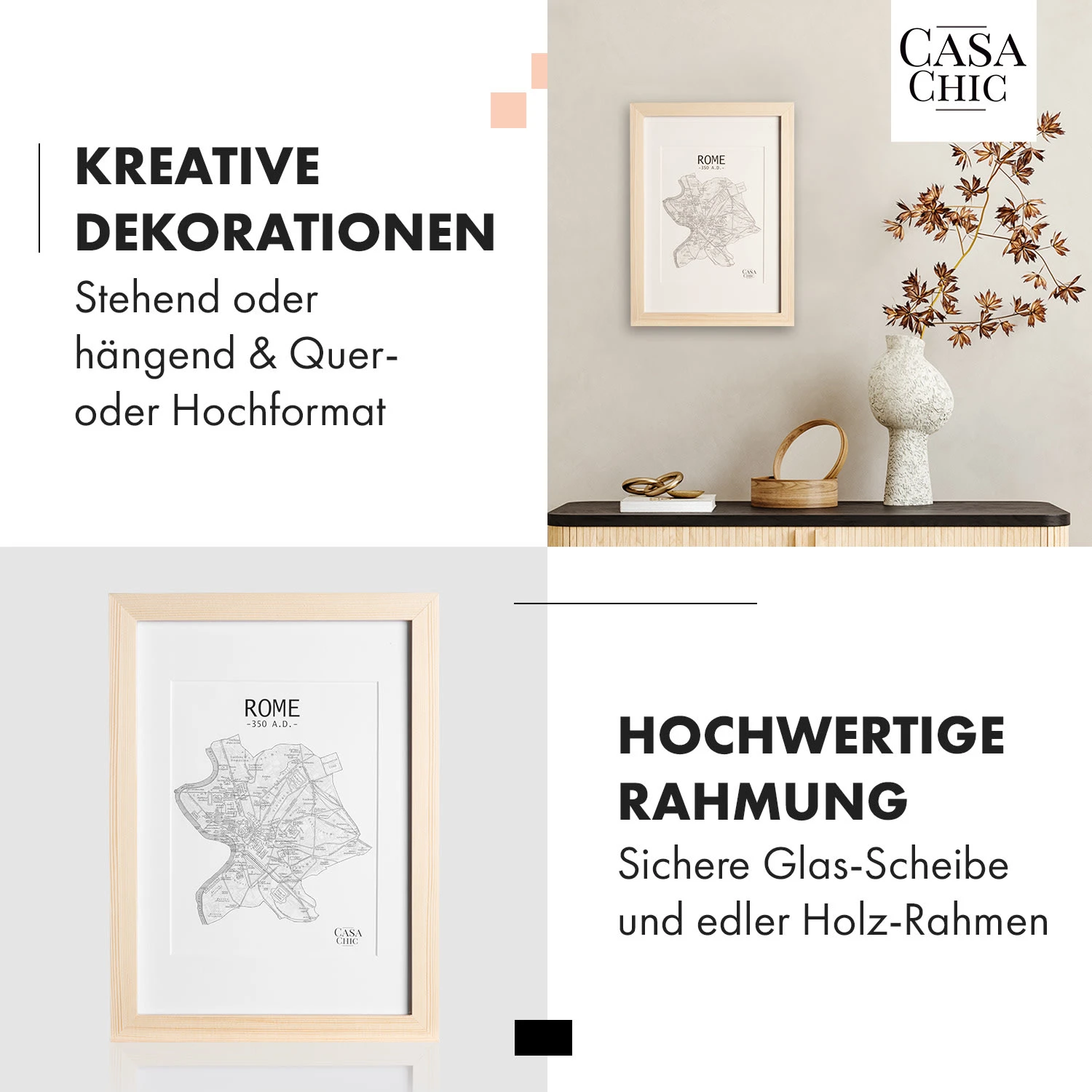 Edinburgh Bilderrahmen Rechteckig A4 28,8 X 20 Cm 5 Edinburgh Bilderrahmen Rechteckig A4 28,8 X 20 Cm – Bild 3