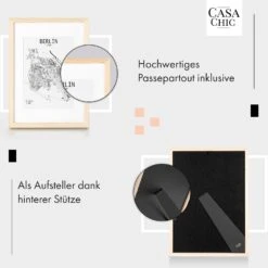 [Wiederverpackt] Edinburgh Bilderrahmen Rechteckig A3 41 X 28,7 Cm -KLarstein Verkaufsgeschäft 10039278 de 0004 usp