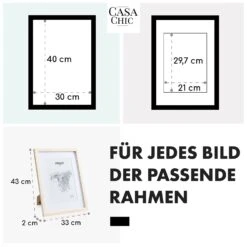 [Wiederverpackt] Edinburgh Bilderrahmen Rechteckig 30 X 40 Cm -KLarstein Verkaufsgeschäft 10039282 de 0005 usp 1