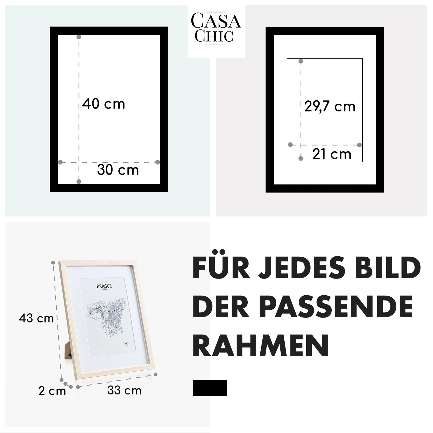 Edinburgh Bilderrahmen Rechteckig 30 X 40 Cm 7 Edinburgh Bilderrahmen Rechteckig 30 X 40 Cm – Bild 5