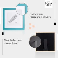 [Wiederverpackt] Clapton Bilderrahmen Quadratisch 24,4 X 24,4 Cm -KLarstein Verkaufsgeschäft 10039412 de 0004 usp 1