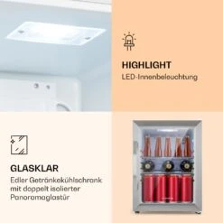 Beersafe M Crystal White Getränkekühlschrank Mit Glastür 33 Liter -KLarstein Verkaufsgeschäft 10039423 de 0004 logo