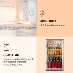 Beersafe XXL Crystal White Getränkekühlschrank Mit Glastür 80 Liter 11 Beersafe XXL Crystal White Getränkekühlschrank Mit Glastür 80 Liter -KLarstein Verkaufsgeschäft 10039424 de 0004 logo
