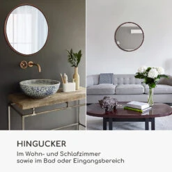 [Wiederverpackt] Fournier Wandspiegel Ø 80 Cm -KLarstein Verkaufsgeschäft 10039437 de 0003 logo 1