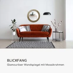 [Wiederverpackt] Cheyne Wandspiegel Holzrahmen Rund Ø 60 Cm -KLarstein Verkaufsgeschäft 10039462 de 0002 logo