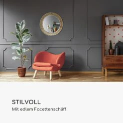 [Wiederverpackt] Cheyne Wandspiegel Holzrahmen Rund Ø 60 Cm -KLarstein Verkaufsgeschäft 10039462 de 0003 logo