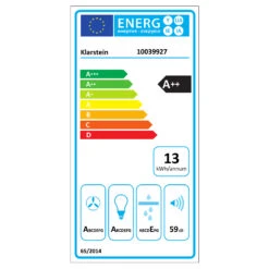 [Gebraucht] Aurora Eco 60 Dunstabzugshaube -KLarstein Verkaufsgeschäft 10039927 energy label