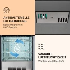 Steakhouse Pro 98 Onyx Fleischreifeschrank -KLarstein Verkaufsgeschäft 10039934 de 0006 logo