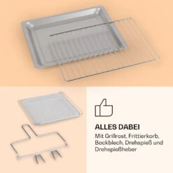 [Wiederverpackt] Vigor Air Heißluftfritteuse -KLarstein Verkaufsgeschäft 10039941 de 0007 logo