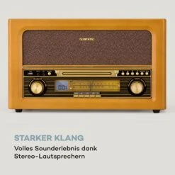 Belle Epoque 1906 Retro-Stereoanlage -KLarstein Verkaufsgeschäft 10040054 de 0007 logo