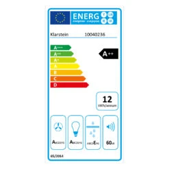 [Wiederverpackt] Aurora 90 Smart Dunstabzugshaube -KLarstein Verkaufsgeschäft 10040236 energy label