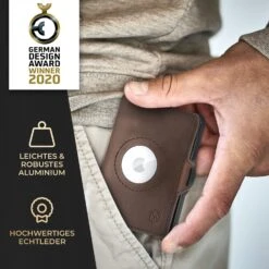 [Wiederverpackt] ZNAP Airtag Wallet 8 Karten -KLarstein Verkaufsgeschäft 10040311 de 0007 usp 1