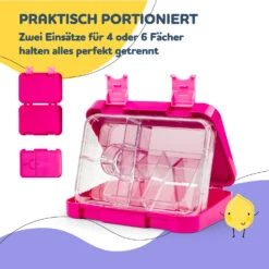 [Wiederverpackt] Junior Lunchbox Brotdose Mit Fächern -KLarstein Verkaufsgeschäft 10040338 de 0004 usp