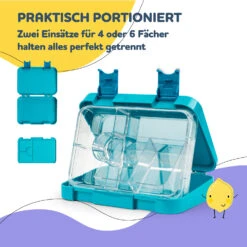 [Gebraucht] Junior Lunchbox Brotdose Mit Fächern -KLarstein Verkaufsgeschäft 10040340 de 0004 usp