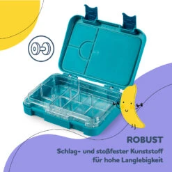 [Gebraucht] Junior Lunchbox Brotdose Mit Fächern -KLarstein Verkaufsgeschäft 10040340 de 0006 usp