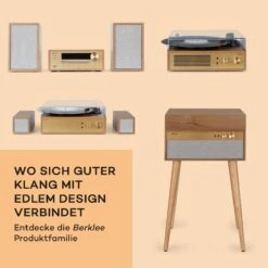 [Wiederverpackt] Berklee HiFi Stereo System -KLarstein Verkaufsgeschäft 10040457 de 0005 usp 1