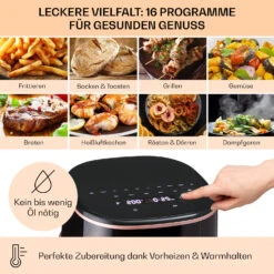 [Gebraucht] Air Bloom Heißluftfritteuse Mit Dampffunktion -KLarstein Verkaufsgeschäft 10040495 de 0004 usp