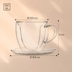 Trinkglas | 350 Ml | Doppelwandig -KLarstein Verkaufsgeschäft 10040537 de 0007 logo