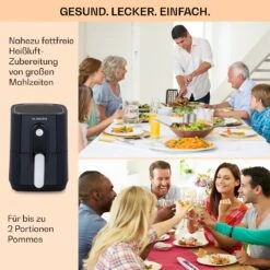 [Wiederverpackt] Crisp-Pro Heißluftfritteuse Air Fryer 1400W -KLarstein Verkaufsgeschäft 10040698 de 0005 usp