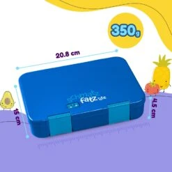 [Gebraucht] Lite Lunchbox 6 Fächer 20,8 X 4,5 X 15 Cm -KLarstein Verkaufsgeschäft 10040714 yy 0008 dimensions