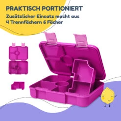 [Wiederverpackt] Lite Lunchbox 6 Fächer 20,8 X 4,5 X 15 Cm -KLarstein Verkaufsgeschäft 10040716 de 0004 logo
