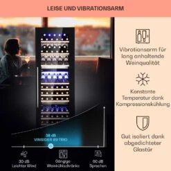 Vinsider 89 Built-In Trio Einbau-Weinkühlschrank -KLarstein Verkaufsgeschäft 10040720 de 0004 usp