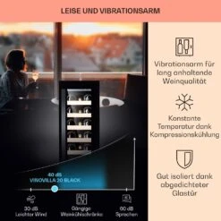 Vinovilla 20 Einbau-Weinkühlschrank -KLarstein Verkaufsgeschäft 10040729 de 0004 logo