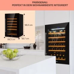 [Wiederverpackt] Vinsider 52 Built-In Uno Einbau-Weinkühlschrank -KLarstein Verkaufsgeschäft 10040733 de 0006 usp