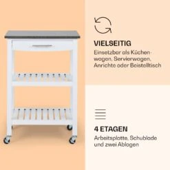 [Wiederverpackt] Tennessee Servierwagen Küchenwagen -KLarstein Verkaufsgeschäft 10041120 de 0004 logo