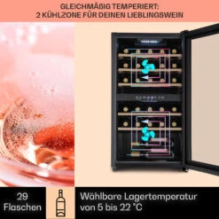 Barossa 29 Duo Weinkühlschrank 2 Zonen 11 Barossa 29 Duo Weinkühlschrank 2 Zonen -KLarstein Verkaufsgeschäft 10041124 de 0003 usp