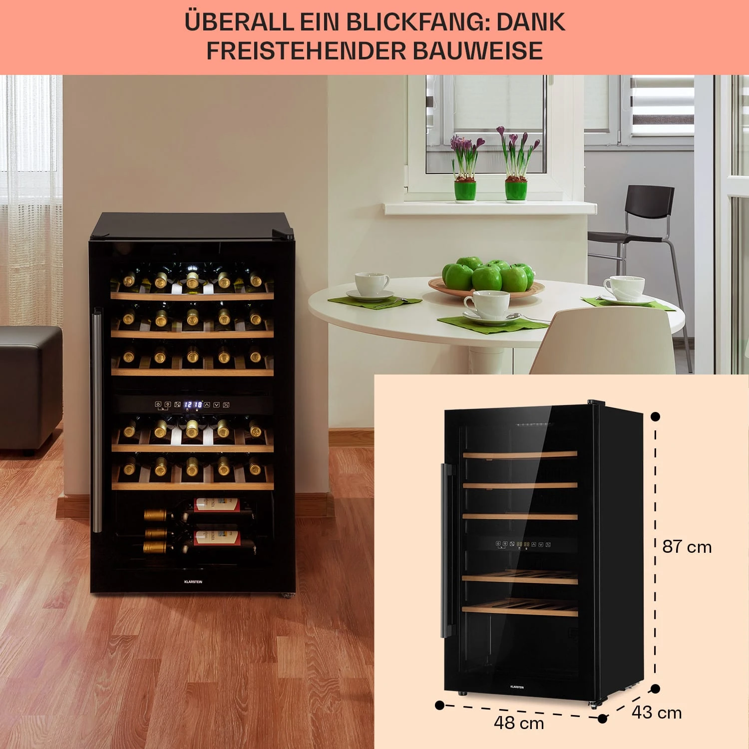 Barossa 29 Duo Weinkühlschrank 2 Zonen 8 Barossa 29 Duo Weinkühlschrank 2 Zonen – Bild 6