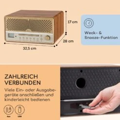 [Gebraucht] Glastonbury DAB CD-Radio -KLarstein Verkaufsgeschäft 10041147 de 0006 usp