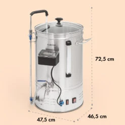 [Wiederverpackt] Brauheld Smart 35 Maischekessel -KLarstein Verkaufsgeschäft 10041152 yy 0011 dimensions