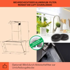 [Gebraucht] Ava 60 Dunstabzugshaube 60cm -KLarstein Verkaufsgeschäft 10041167 de 0005 usp
