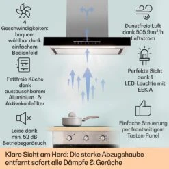 [Gebraucht] Alinea 60 Dunstabzugshaube 60cm -KLarstein Verkaufsgeschäft 10041171 de 0002 usp