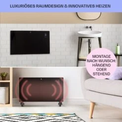 [Wiederverpackt] Bansin Crystal Smart Konvektorheizung 1500W -KLarstein Verkaufsgeschäft 10041209 de 0007 usp