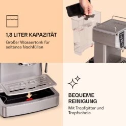 [Wiederverpackt] Libeica Espressomaschine -KLarstein Verkaufsgeschäft 10041253 de 0006 logo
