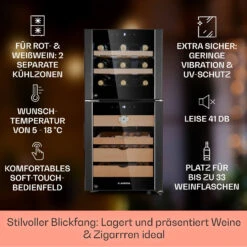 El Dorado 89 Humidor & Weinkühlschrank -KLarstein Verkaufsgeschäft 10041276 de 0002 logo