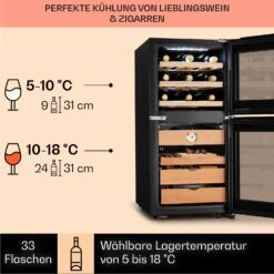 El Dorado 89 Humidor & Weinkühlschrank -KLarstein Verkaufsgeschäft 10041276 de 0004 logo