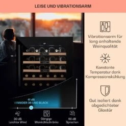 Vinsider 36 Built-In Uno Einbau-Weinkühlschrank -KLarstein Verkaufsgeschäft 10041286 de 0004 usp