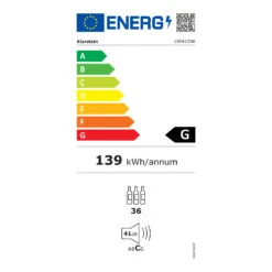 Vinsider 36 Built-In Uno Einbau-Weinkühlschrank -KLarstein Verkaufsgeschäft 10041286 energy label