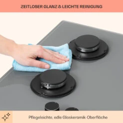 [Wiederverpackt] Firetale Gaskochfeld 4-flammig -KLarstein Verkaufsgeschäft 10041302 de 0007 usp