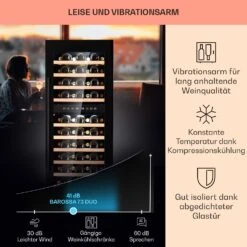 [Wiederverpackt] Barossa 73 Duo Weinkühlschrank 2 Zonen -KLarstein Verkaufsgeschäft 10041308 de 0004 logo 2