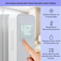 [Gebraucht] Sanford Smart Ölradiator 2500 W -KLarstein Verkaufsgeschäft 10041359 de 0004 usp