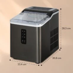 Albaron Supreme Eiswürfelmaschine -KLarstein Verkaufsgeschäft 10041360 yy 0007 dimensions