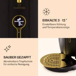 [Wiederverpackt] Passau Bierzapfanlage 6 L Universalfässer Druckluftpumpe -KLarstein Verkaufsgeschäft 10041521 de 0004 logo